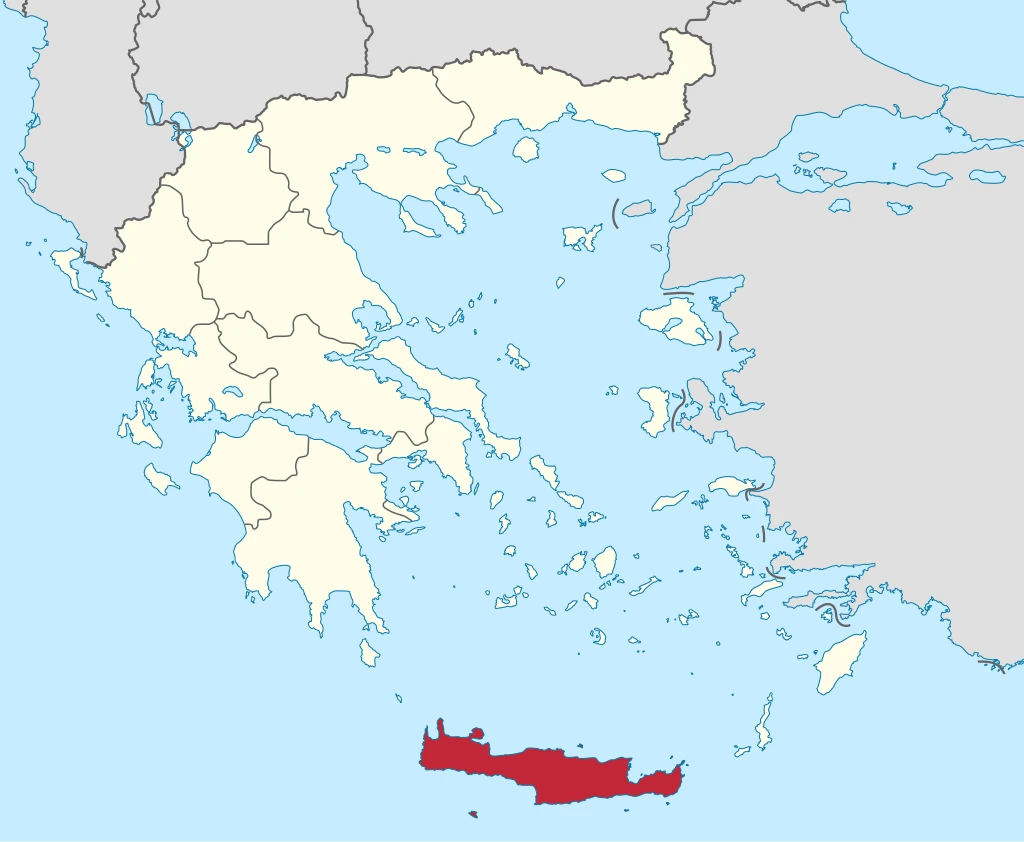 Crete region Greece